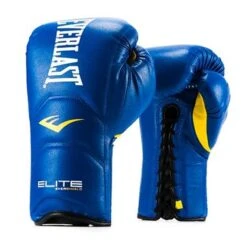 Everlast Elite Laced Training Boxing Gloves -Venum Shop 1 blue 5