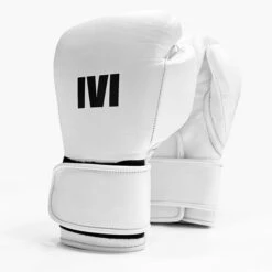 1V1 ARK-1 Training Boxing Gloves - Hook & Loop -Venum Shop 1v100 white