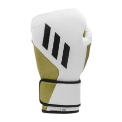 Adidas TILT 350 Pro Boxing Gloves - Hook & Loop 8 Adidas TILT 350 Pro Boxing Gloves - Hook & Loop -Venum Shop adispd350tg velcro white gold black 01