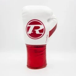 Ringside Pro Contest Alpha Boxing Gloves -Venum Shop alpha fight glove white red 1