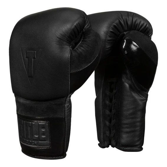 TITLE BLACK Lace Sparring Gloves 2.0 1 TITLE BLACK Lace Sparring Gloves 2.0