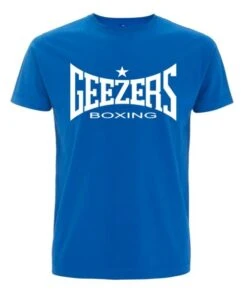 Geezers Large Logo T-Shirt -Venum Shop blue white t shirt 2