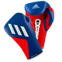 Adidas TILT 350 Pro Boxing Gloves - Lace 10 Adidas TILT 350 Pro Boxing Gloves - Lace -Venum Shop blue red lace