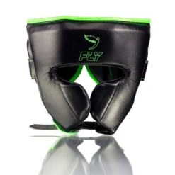 Fly Knight X Headguard -Venum Shop cheek headguard black green 1
