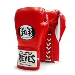 Cleto Reyes 'Safetec' Pro Fight Boxing Glove -Venum Shop cleto safe tec red