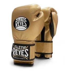 Cleto Reyes Velcro Sparring Boxing Gloves -Venum Shop cleto velcro gold 4