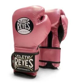 Cleto Reyes Velcro Sparring Boxing Gloves -Venum Shop cleto velcro pink