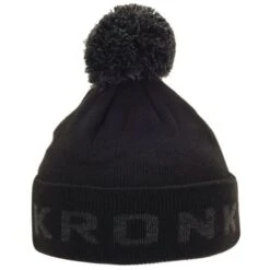 Kronk Detroit Knitted Bobble Hat -Venum Shop detroit beanie black 1