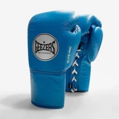 Geezers Elite Pro Training/Sparring Gloves 2.0 - Lace -Venum Shop elite pro lace aqua blue