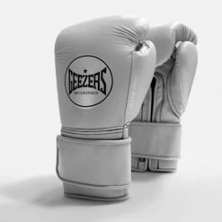 Geezers Elite Pro Training/Sparring Gloves 2.0 - Velcro -Venum Shop elite pro velcro light grey