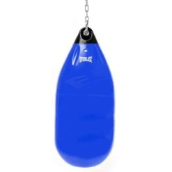 Everlast Hydrostrike Heavy Water Bag - 150 LBS -Venum Shop everlast hydro strike bag 150 blue geezers boxing 2