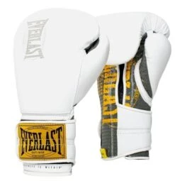Everlast 1910 Classic Sparring Boxing Gloves - Velcro -Venum Shop everlast 1910 classic sparring boxing gloves velcro white