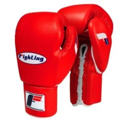 Fighting Sports Fury Professional Training Gloves - Lace -Venum Shop fsftgl rd 1 1