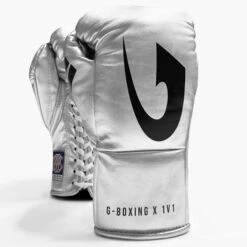 G-Boxing X 1V1 Professional Fight Gloves -Venum Shop gb120 silver 1 2