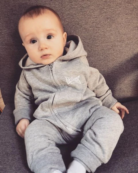 Geezers Back Logo Baby Coverall - Grey 4 Geezers Back Logo Baby Coverall - Grey - Image 4