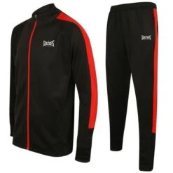 Geezers Junior Poly Tracksuit -Venum Shop geezers new tracksuit black red 2