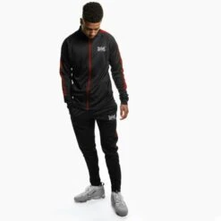 Geezers Poly Tracksuit -Venum Shop gpt black red 1