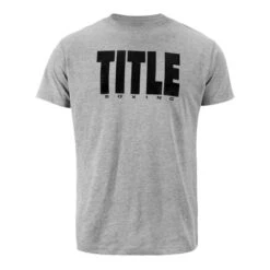 TITLE Boxing Iconic Block Tee -Venum Shop grey black 1