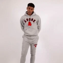 Kronk Gloves Applique Hoodie -Venum Shop grey hoodie 1