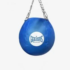 Geezers Elite Pro Leather Headshot Wrecking Ball -Venum Shop headshot wrecking blue