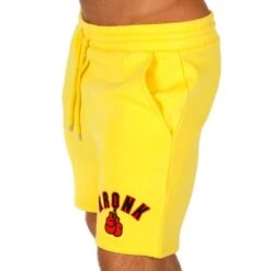 Kronk Gloves Applique Jog Shorts -Venum Shop kronk applique gloves jog shorts yellow 1