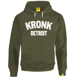 Kronk Detroit Applique Hoodie -Venum Shop kronk detroit applique hoodie khaki 1