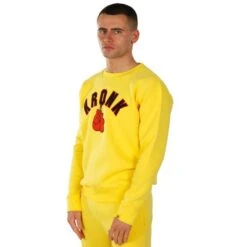 Kronk Gloves Applique Sweatshirt -Venum Shop kronk gloves applique sweatshirt yellow 1