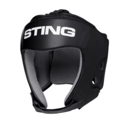 Sting Orion Gel Open Face Headguard - Black