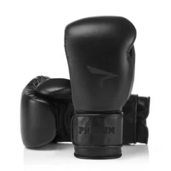 Phenom Boxing Elite SG-210S Pro Sparring Gloves - Velcro -Venum Shop phenom black 1