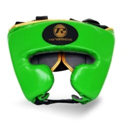 Ringside Pro Fitness Headguard -Venum Shop pu head front green