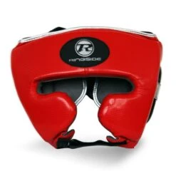 Ringside Pro Fitness Headguard -Venum Shop pu head front red 2