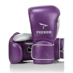 Phenom Boxing SG-202S Sparring Gloves - Velcro -Venum Shop purple v 1