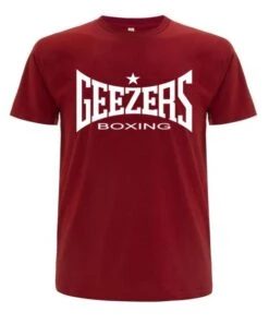 Geezers Large Logo T-Shirt -Venum Shop red white t shirt 3