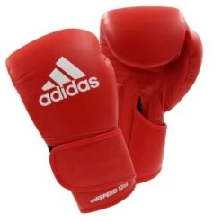 Adidas AdiSpeed Boxing Gloves - Velcro -Venum Shop red velcro