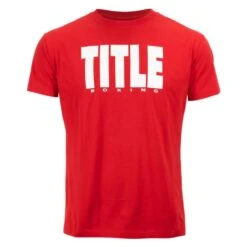 TITLE Boxing Iconic Block Tee -Venum Shop red white 1