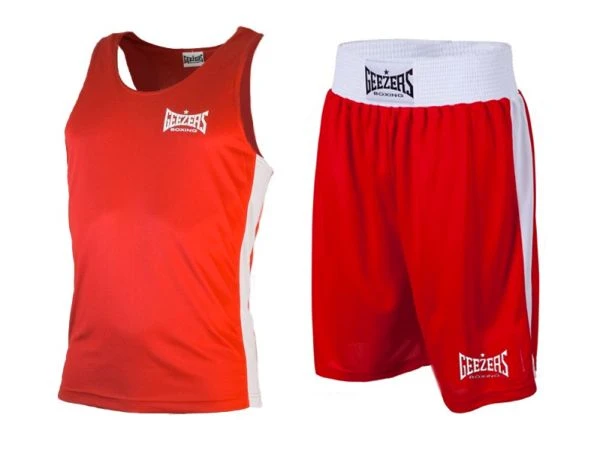 Geezers Amateur Boxing Shorts & Vest Set 1 Geezers Amateur Boxing Shorts & Vest Set
