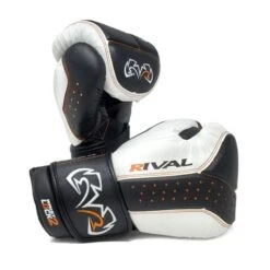 Rival RB10 Intelli-Shock Bag Boxing Gloves -Venum Shop rv115 black white 1