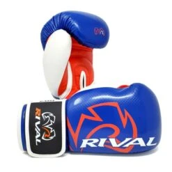 Rival RB-7 Fitness Bag Boxing Gloves -Venum Shop rv155 blue a