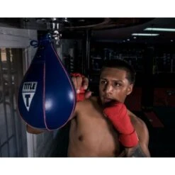 TITLE Leather Super Fast Speed Bag 7 TITLE Leather Super Fast Speed Bag -Venum Shop sbl bl 1 5