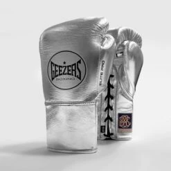 Geezers Elite Pro Fight Gloves - Special Edition -Venum Shop silver 5