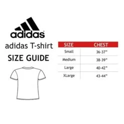 Adidas Boxing "THE BRAND WITH THREE STRIPES" T-Shirt -Venum Shop sizeguide