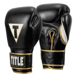 TITLE Boxeo Mexican Leather Training Gloves Quatro - Velcro