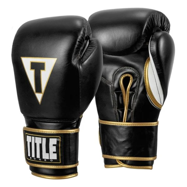 TITLE Boxeo Mexican Leather Training Gloves Quatro - Velcro 1 TITLE Boxeo Mexican Leather Training Gloves Quatro - Velcro
