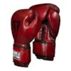 TITLE Boxing Blood Red Leather Bag Gloves