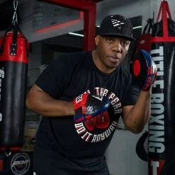 TITLE Boxing Speed Mitt -Venum Shop title boxing speed mitt black red blue 5