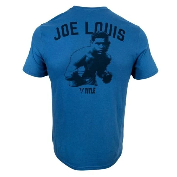 TITLE Legacy Joe Louis Fighting Pride T-Shirt - Blue 2 TITLE Legacy Joe Louis Fighting Pride T-Shirt - Blue - Image 2