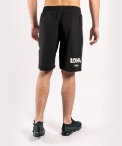 Venum Arrow LOMA Signature Collection Training Shorts - Black/White -Venum Shop training short arrow black white 1500 05