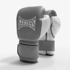 Geezers Hammer Training/Spar Boxing Gloves 2.0 - Velcro -Venum Shop velcro grey white
