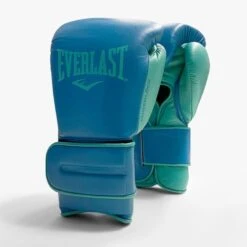 Everlast Powerlock2 Pro Training Boxing Gloves - Hook & Loop -Venum Shop velcro blue 1