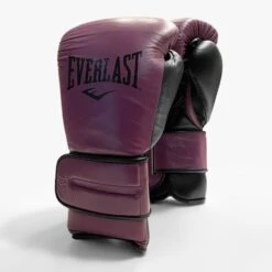 Everlast Powerlock2 Pro Training Boxing Gloves - Hook & Loop -Venum Shop velcro purple
